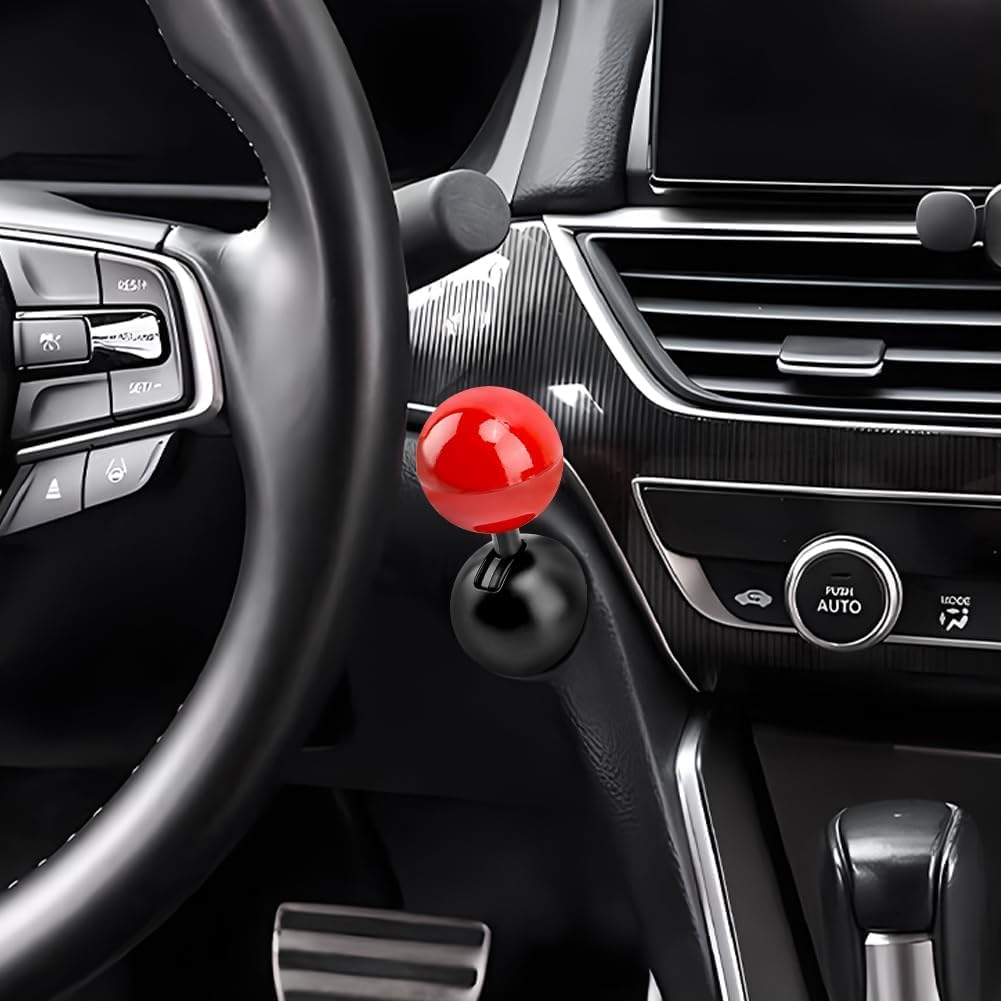 Car Push Start Stop Button Ring Metal Joystick Style Cover for Push Start Stop Button Protection and Decoration for All Cars